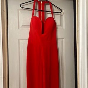 Bebe x naven red jumpsuit